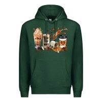 Sports Green black every month melanin coffee cups Premium Hoodie - JahusDesignShop