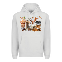 Dove Grey black every month melanin coffee cups Premium Hoodie - JahusDesignShop