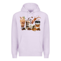 Lilac black every month melanin coffee cups Premium Hoodie - JahusDesignShop