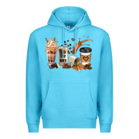 Ocean Blue black every month melanin coffee cups Premium Hoodie - JahusDesignShop