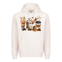 Pale Pink black every month melanin coffee cups Premium Hoodie - JahusDesignShop