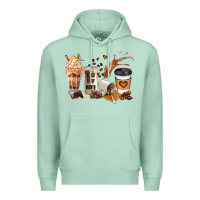 Seafoam black every month melanin coffee cups Premium Hoodie - JahusDesignShop