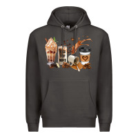 Black Every Month Melanin Coffee Cups Premium Hoodie | Teevron