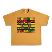 Juneteenth Freedom Day Tumbler Urban Heavy Tee | Teevron