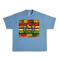 Pebble Blue juneteenth freedom day tumbler Urban Heavy Tee - Artiststas