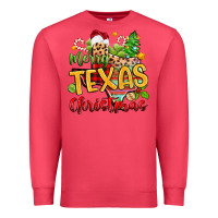 Cardinal merry texas christmas Premium Sweatshirt - Zillion Design Studio