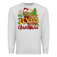 Dove Grey merry texas christmas Premium Sweatshirt - Zillion Design Studio