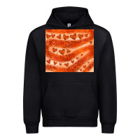 Black orange glitter heart Urban Hoodie - JahusDesignShop