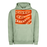 Pigment Oil Green orange glitter heart Urban Hoodie - JahusDesignShop