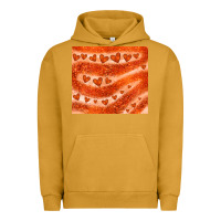 Pigment Peanut Butter orange glitter heart Urban Hoodie - JahusDesignShop