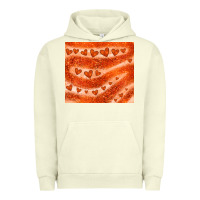 Pigment Pistachio orange glitter heart Urban Hoodie - JahusDesignShop