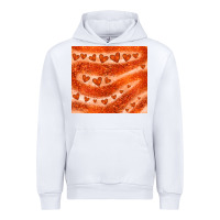 White orange glitter heart Urban Hoodie - JahusDesignShop