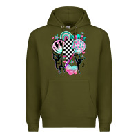 Army Green retro dance Premium Hoodie - JahusDesignShop