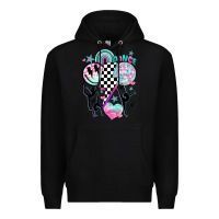 Black retro dance Premium Hoodie - JahusDesignShop