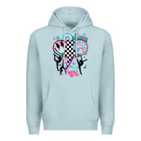 Blue Mist retro dance Premium Hoodie - JahusDesignShop
