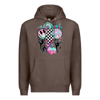 Coffee retro dance Premium Hoodie - JahusDesignShop