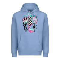Colony Blue retro dance Premium Hoodie - JahusDesignShop