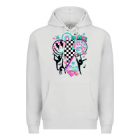 Dove Grey retro dance Premium Hoodie - JahusDesignShop