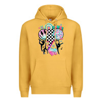 Mustard retro dance Premium Hoodie - JahusDesignShop