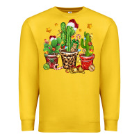 Lemon Christmas cactus Premium Sweatshirt - Zillion Design Studio
