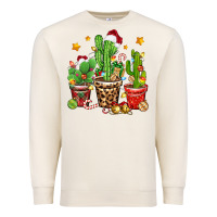 Sandshell Christmas cactus Premium Sweatshirt - Zillion Design Studio
