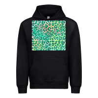 Black green leopard glitter Urban Hoodie - JahusDesignShop