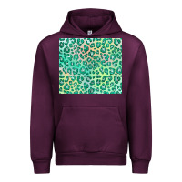 Mauve Wine green leopard glitter Urban Hoodie - JahusDesignShop