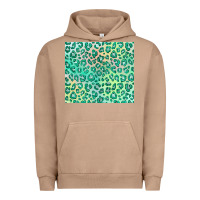 Pigment Burro green leopard glitter Urban Hoodie - JahusDesignShop