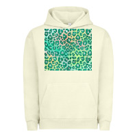 Pigment Pistachio green leopard glitter Urban Hoodie - JahusDesignShop