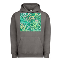 Pigment Tornado green leopard glitter Urban Hoodie - JahusDesignShop