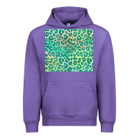 Tulip green leopard glitter Urban Hoodie - JahusDesignShop