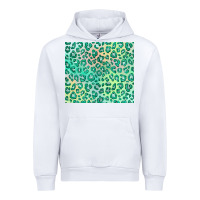 White green leopard glitter Urban Hoodie - JahusDesignShop