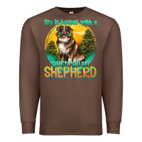 Chestnut life is better with a australian shepherd Premium Sweatshirt - texasbilliewilder