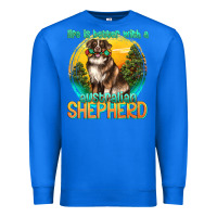 True Royal life is better with a australian shepherd Premium Sweatshirt - texasbilliewilder