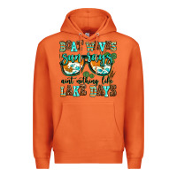 Carrot boat waves sun rays aint nothing like lake days Premium Hoodie - AdoDesignShop