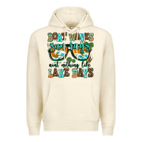Sandshell boat waves sun rays aint nothing like lake days Premium Hoodie - AdoDesignShop