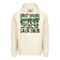 Tofu boat waves sun rays aint nothing like lake days Premium Hoodie - AdoDesignShop
