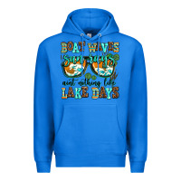 True Royal boat waves sun rays aint nothing like lake days Premium Hoodie - AdoDesignShop