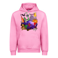 Fuchsia Pink zombie nurse   halloween Urban Hoodie - AdoDesignShop