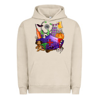 Pigment French Oak zombie nurse   halloween Urban Hoodie - AdoDesignShop