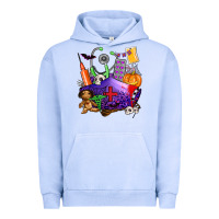 Pigment Grape Ice zombie nurse   halloween Urban Hoodie - AdoDesignShop