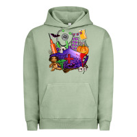 Pigment Oil Green zombie nurse   halloween Urban Hoodie - AdoDesignShop