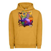 Pigment Peanut Butter zombie nurse   halloween Urban Hoodie - AdoDesignShop