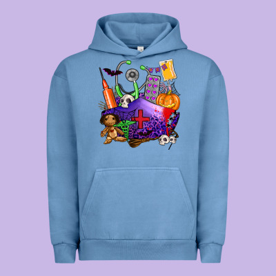 Zombie Nurse   Halloween Urban Hoodie Designed By Adodesignshop