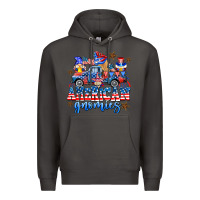Smoke American truck gnomes Premium Hoodie - AdoDesignShop