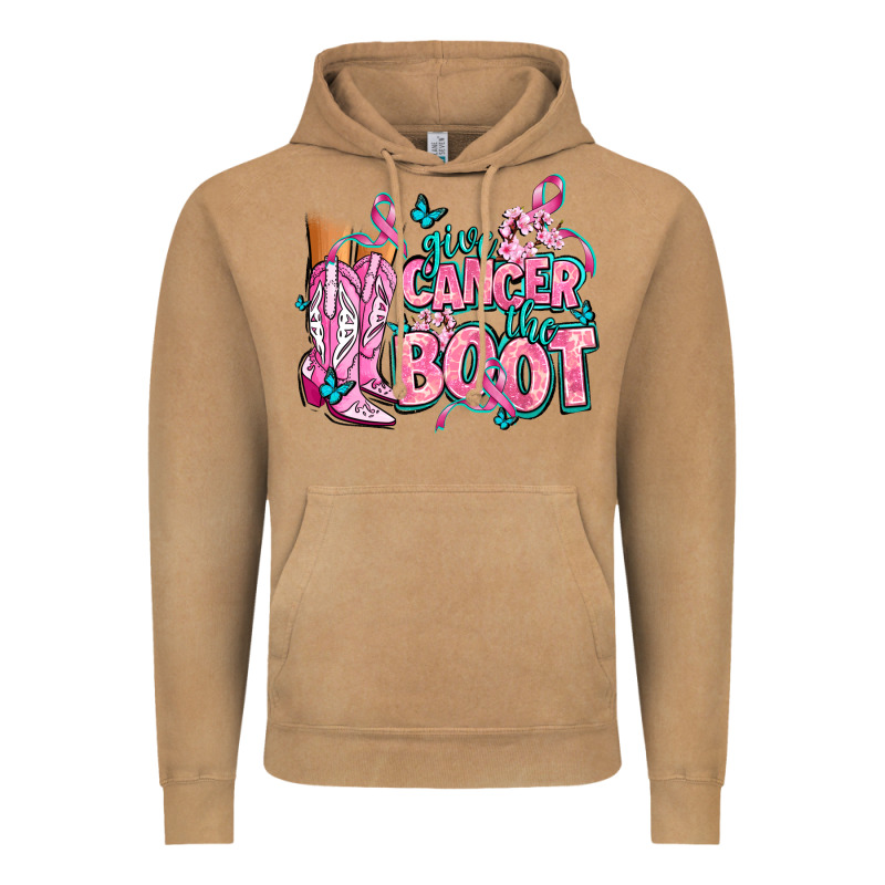 Give The Cancer Boot Vintage Hoodie by AdoDesignShop | Teevron