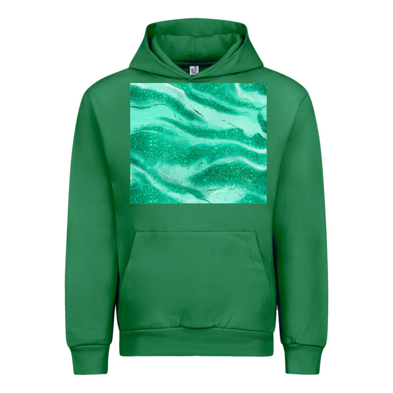 Green Glitter Urban Hoodie by JahusDesignShop | Teevron