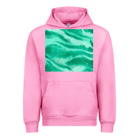 Fuchsia Pink green glitter Urban Hoodie - JahusDesignShop