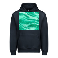 Navy green glitter Urban Hoodie - JahusDesignShop