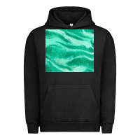 Pigment Black green glitter Urban Hoodie - JahusDesignShop